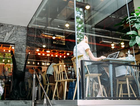 Commercial security background