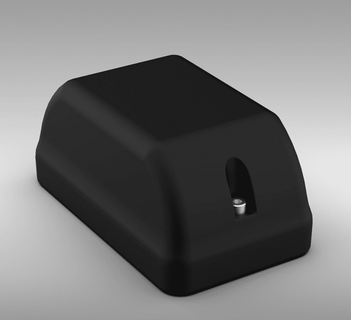 AlerTrax 4G/LTE GPS asset tracker in black
